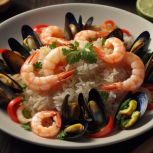 Arroz del Pacífico: Fiesta de Mariscos